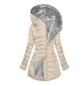 Slim-fit Cotton-padded Jacket Coat Hooded